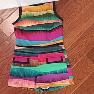 Trina Turk 2 piece short and top set